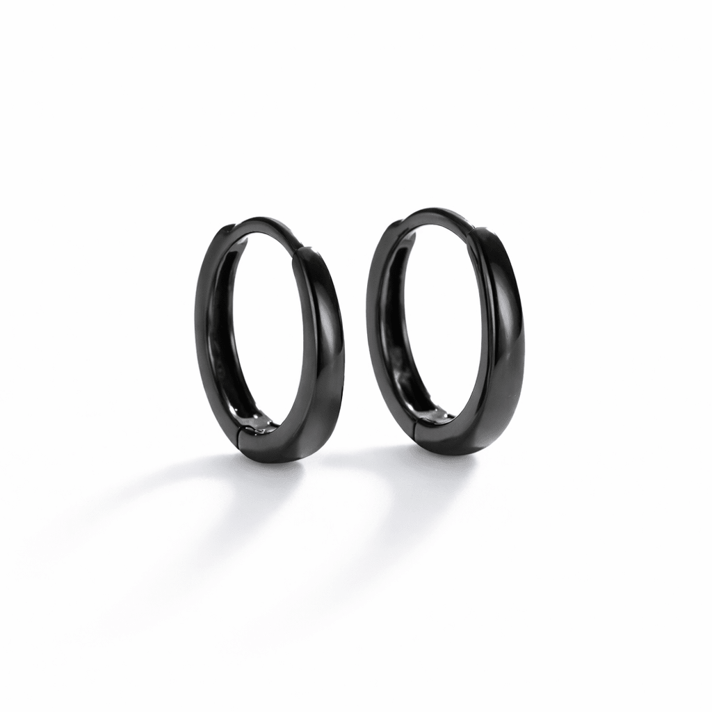 Classic Mini Hoops Earrings - Minimal Marks