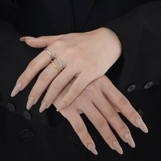 Water Ripple Ring - Minimal Marks