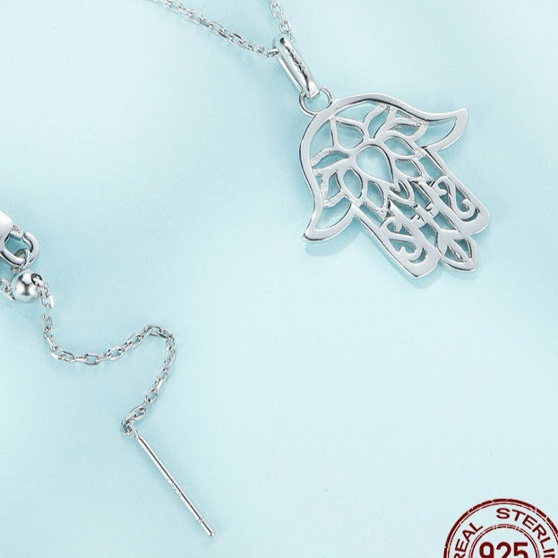 S925 Fatima Hand Necklace