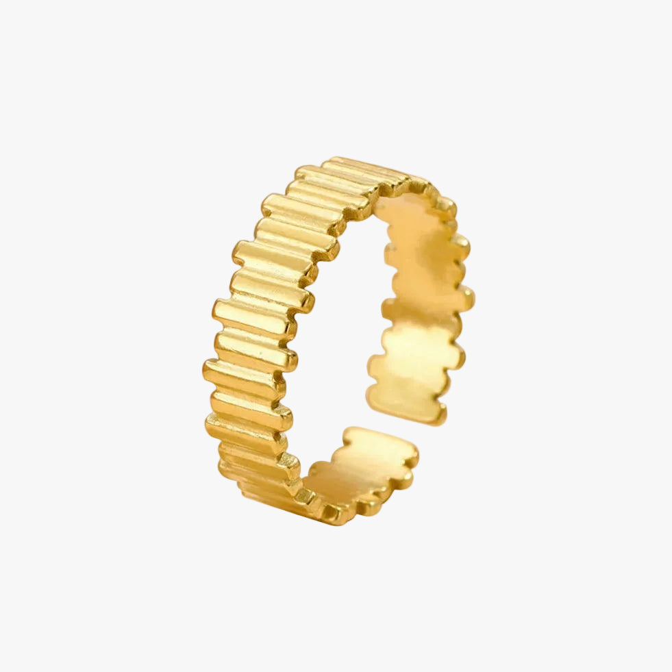 Ridged Band Ring