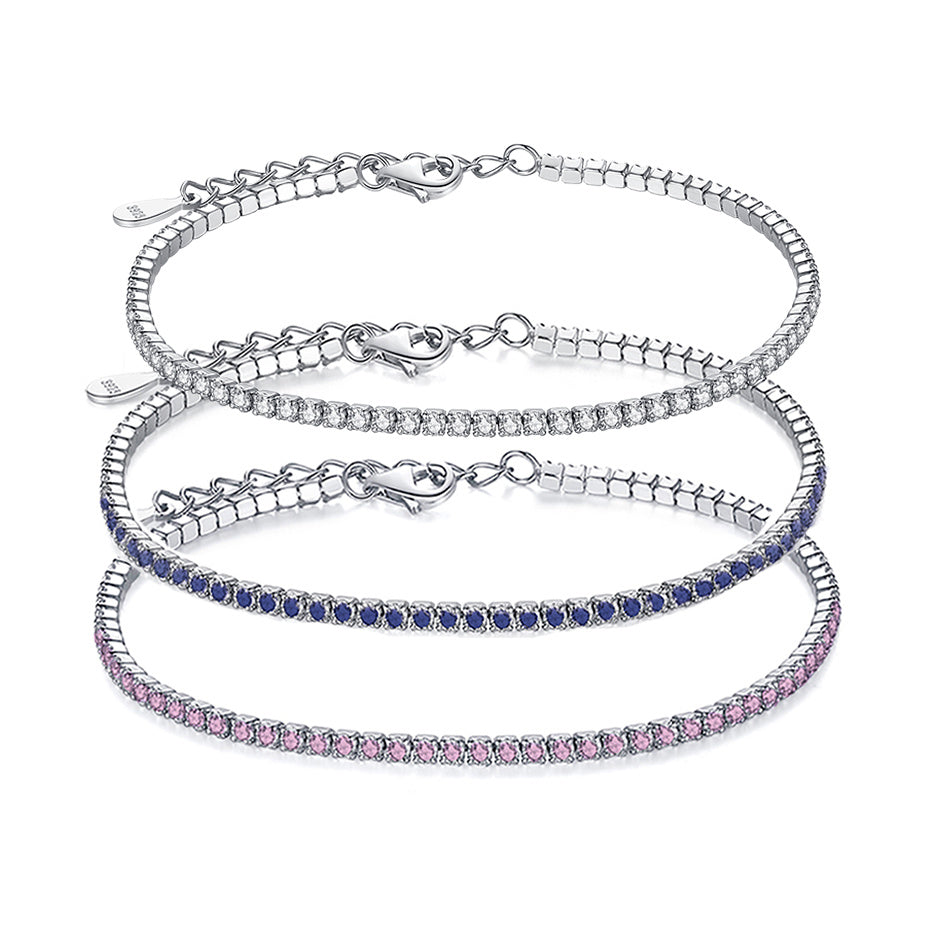 S925 Crystal Love Diamond Bracelet