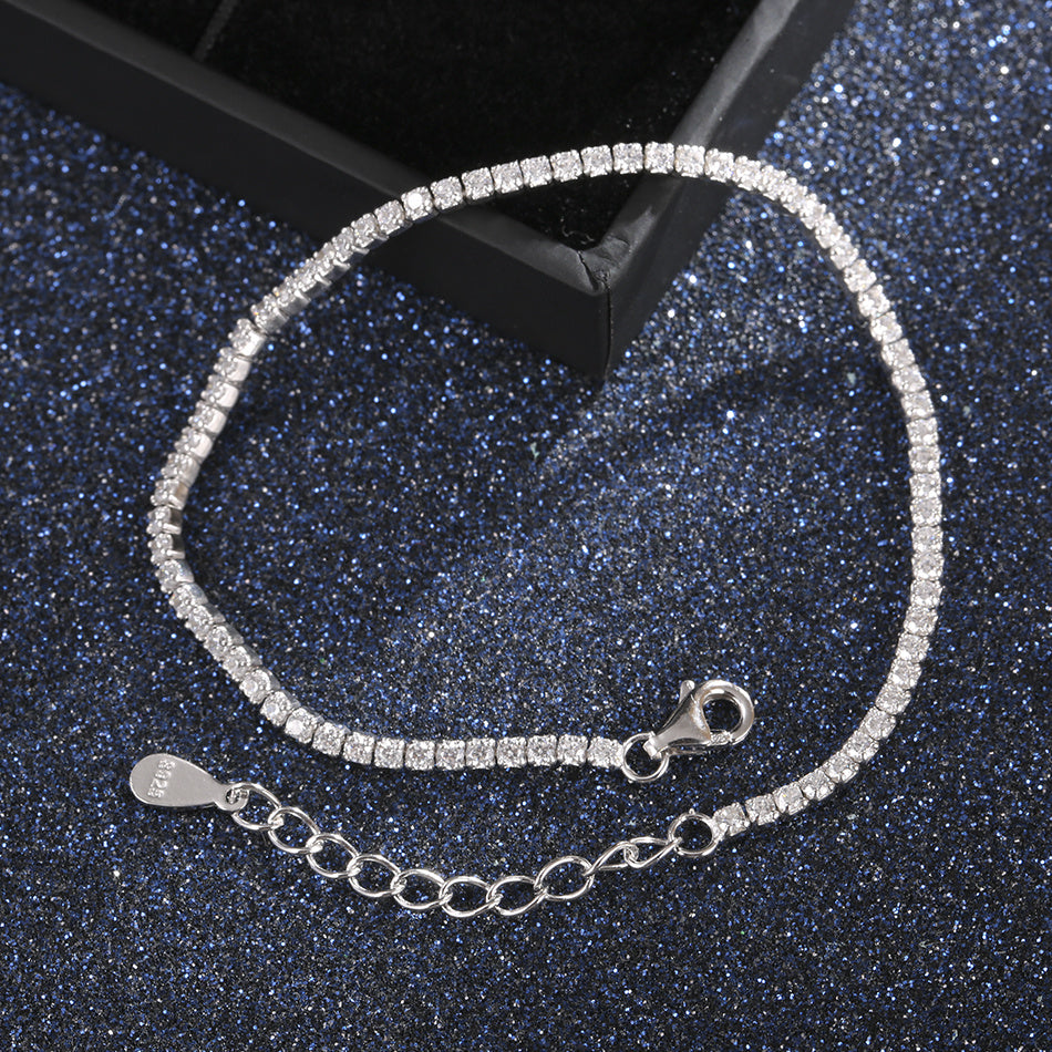 S925 Crystal Love Diamond Bracelet