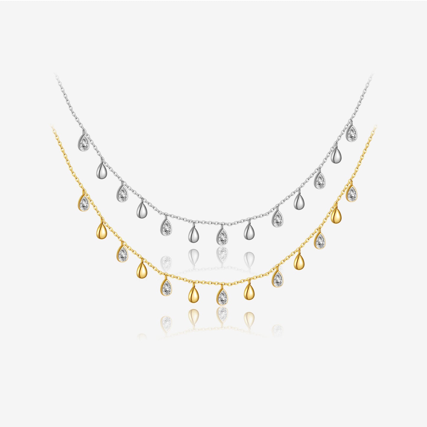 Teardrop Charm Necklace