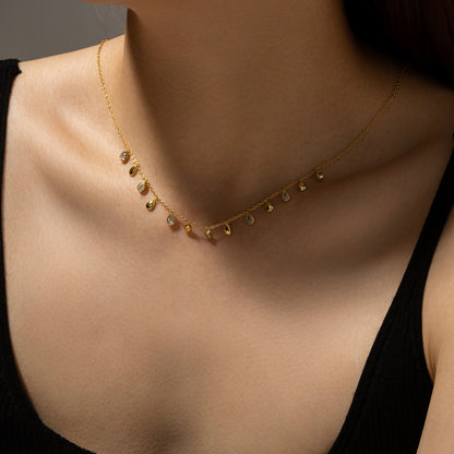 Teardrop Charm Necklace