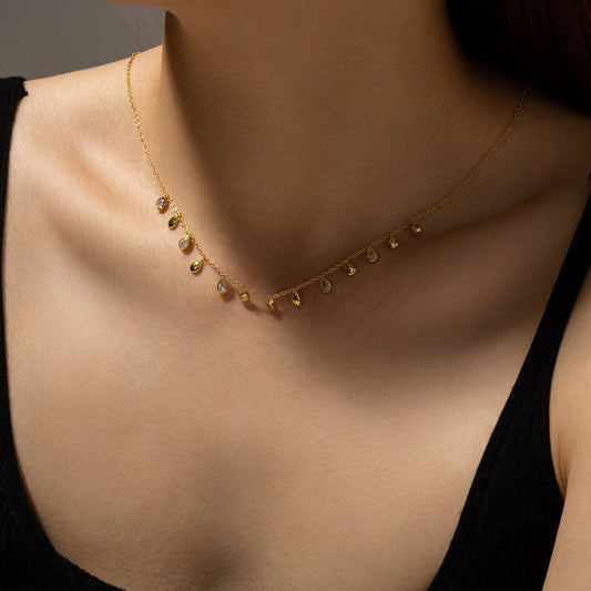 Teardrop Charm Necklace