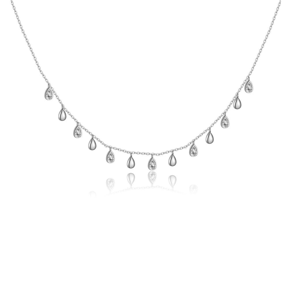 S925 Teardrop Charm Necklace