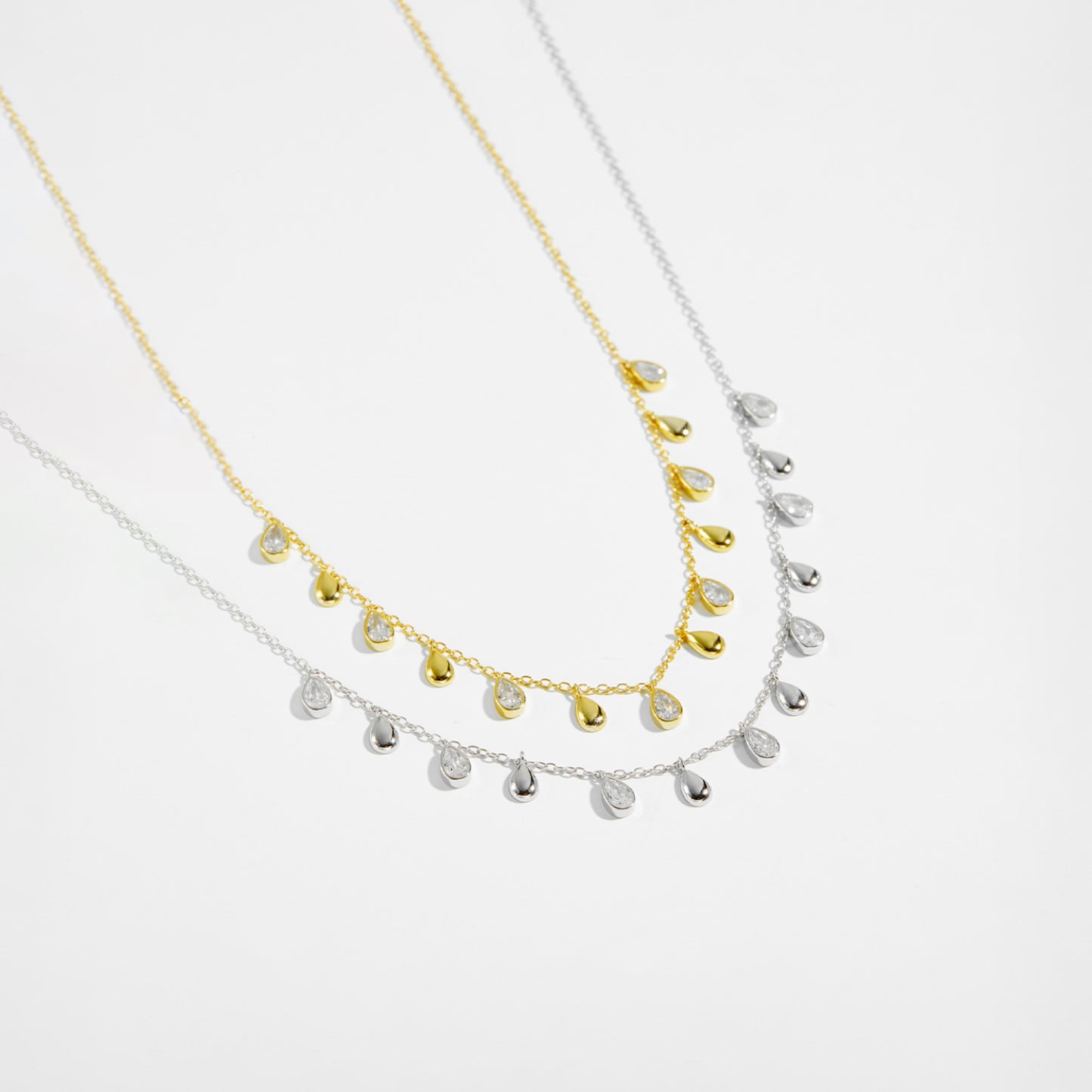 Teardrop Charm Necklace