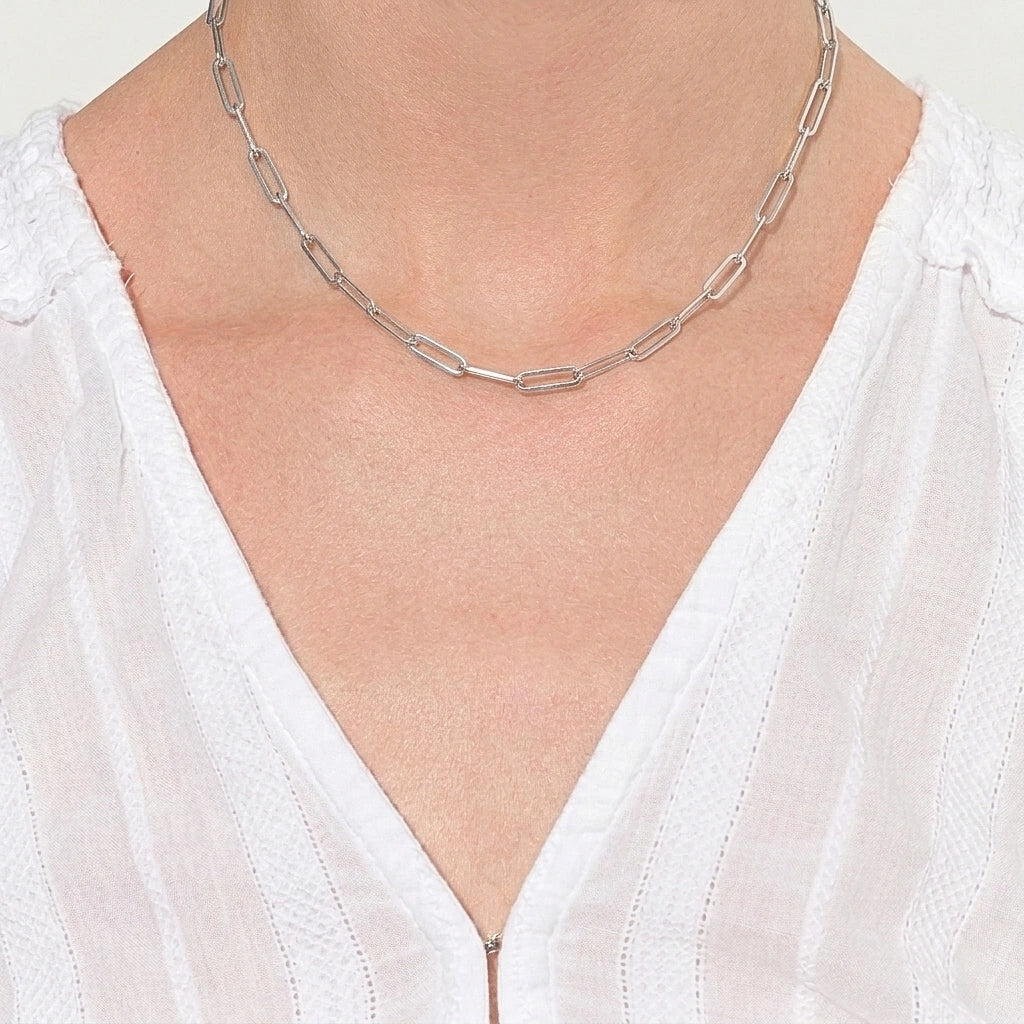 Paperclip Chain Necklace