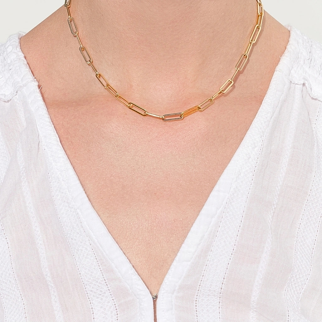 Paperclip Chain Necklace