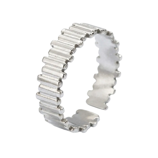 Ridged Band Ring