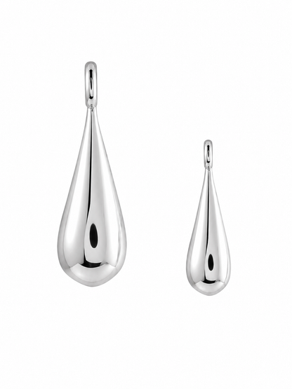 Ohrstecker in Tropfenform | 925er Silber