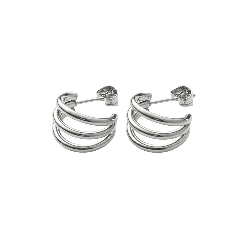 Triple Hoop Earrings