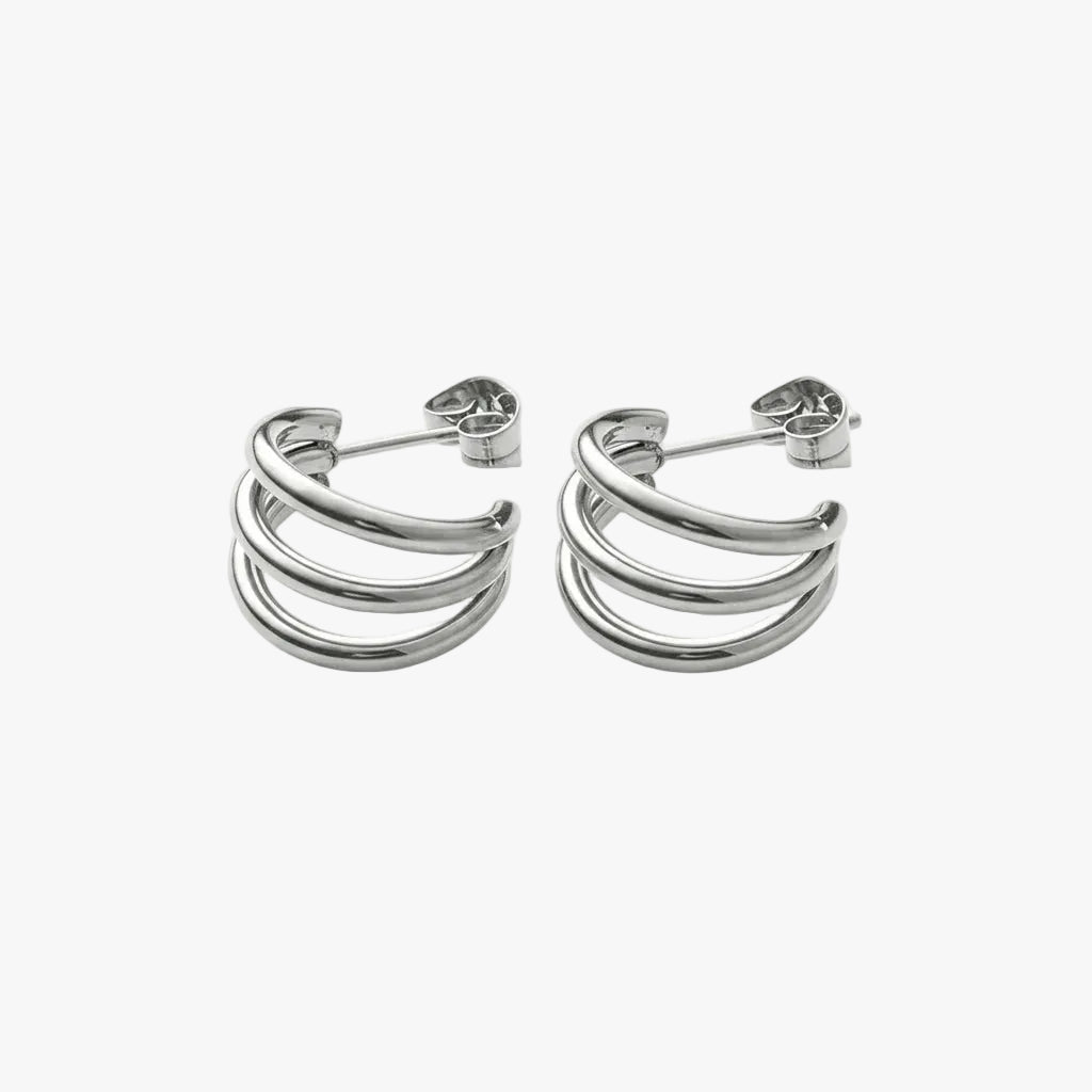 Triple Hoop Earrings