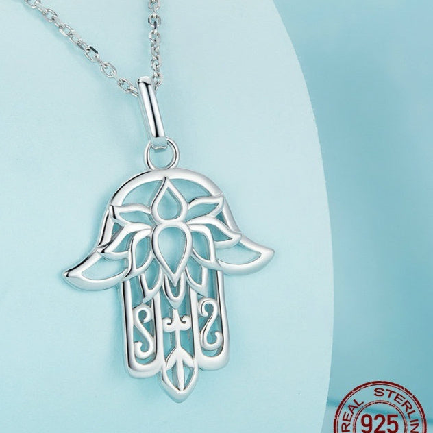 S925 Fatima Hand Necklace