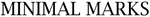 Minimal Marks