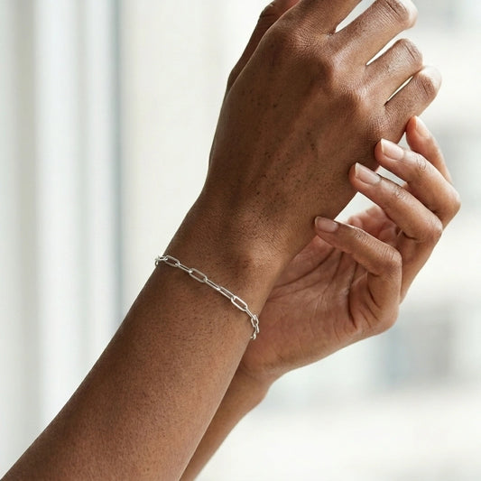 Paperclip Schakelarmband
