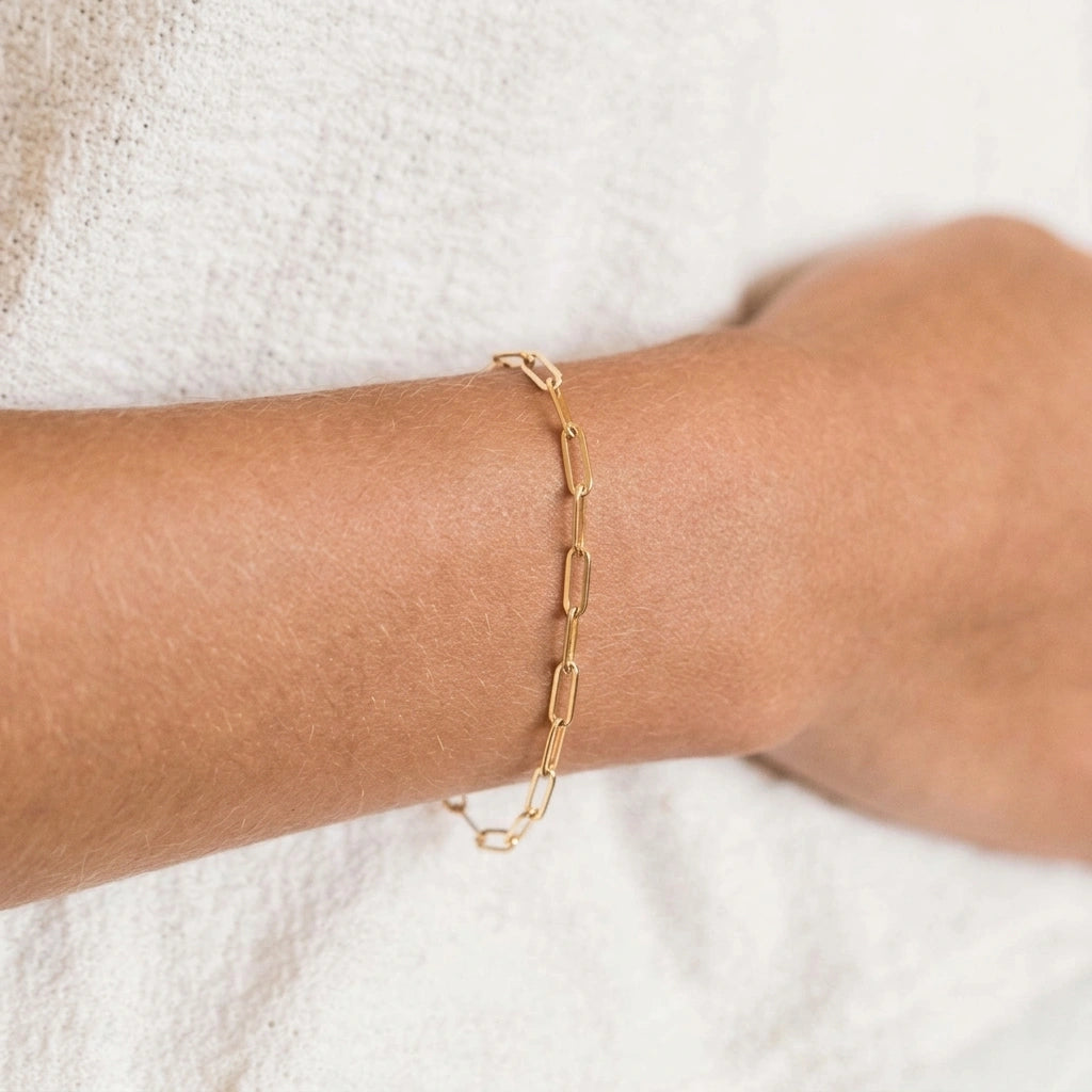 Armband mit Büroklammerketten