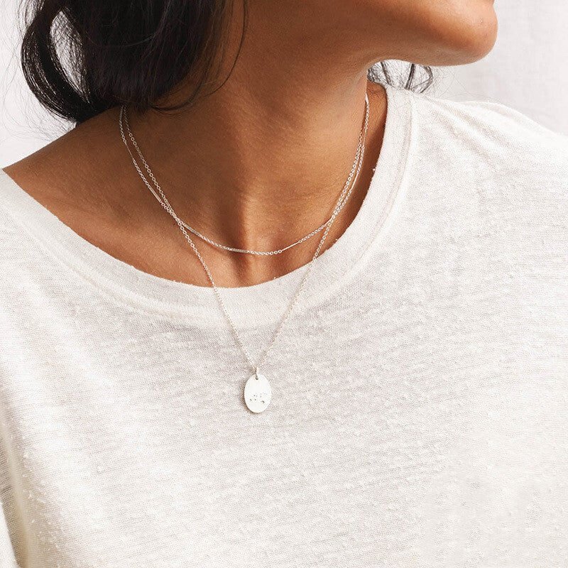 Minimalistische Schlüsselbeinkette | 925er Silber
