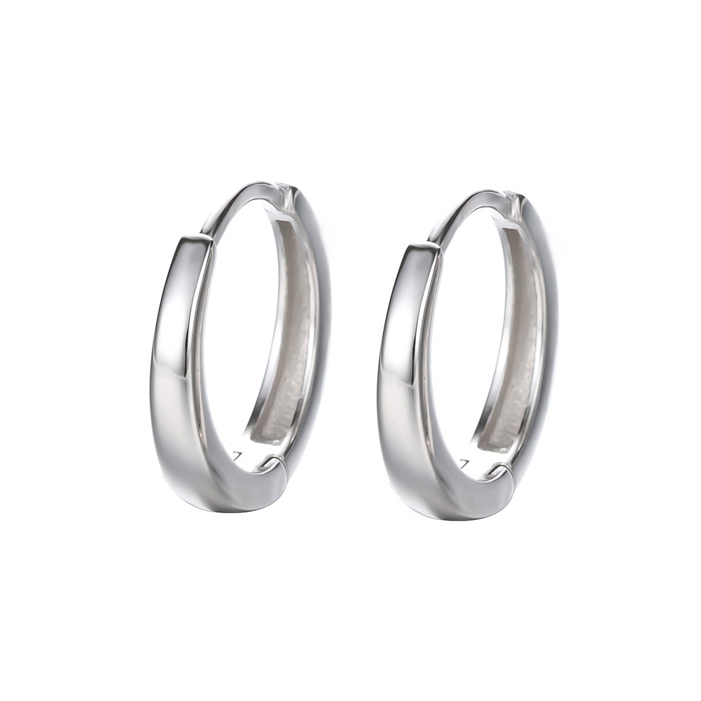 Classic Mini Hoops Earrings - Minimal Marks